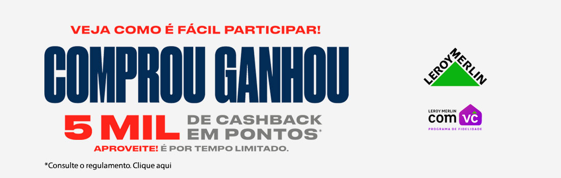 Comprou Ganhou fechamento sacada