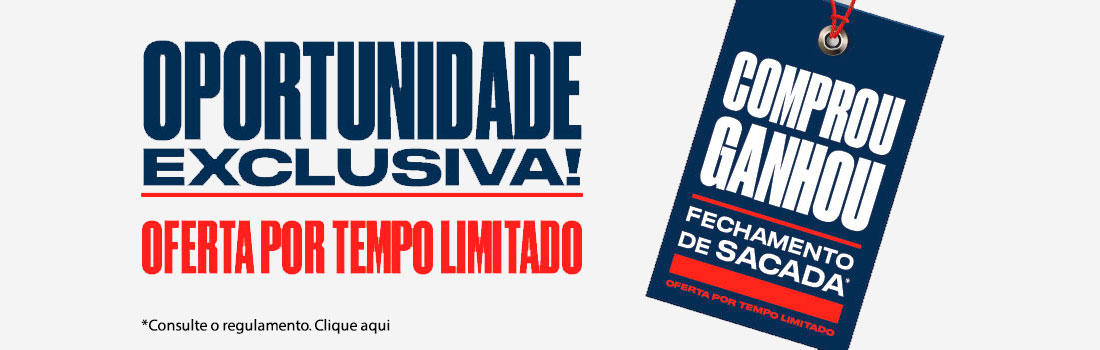 Comprou Ganhou fechamento sacada